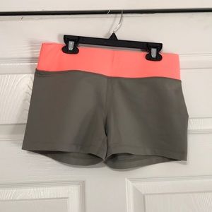 Workout compression shorts